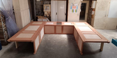 Meuble sur-mesure en Sipo
