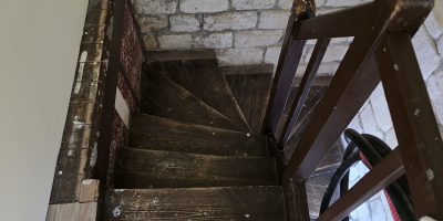Rénovation escalier bois Normandie