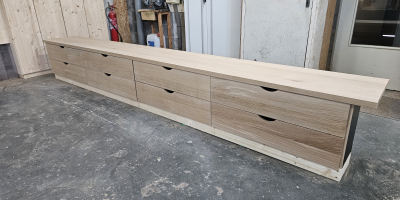 Création de mobilier à Paluel