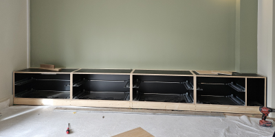 Construction sur mesure de meuble en bois en Normandie