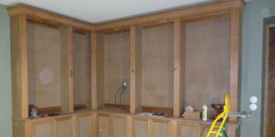 Installation de bibliothèque sur mesure