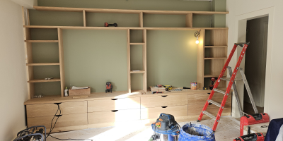 Construction d'une menuiserie sur mesure 