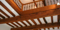 Réalisation sur mesure d'un escalier bois & isolation des combles