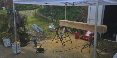 Installation d'une barrière en bois sur mesure