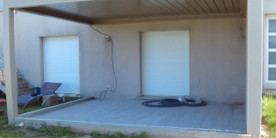 Photo avant l'aménagement de l'espace de vie