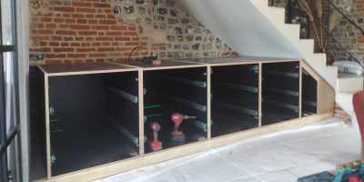 Étagères en bois sur mesure Normandie