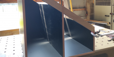 Conception placard sous escalier sur mesure Normandie 