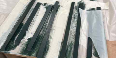 Peinture de porte de garage en Normandie