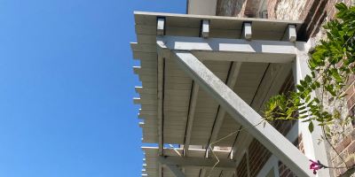 dépose d'un balcon en bois en Normandie