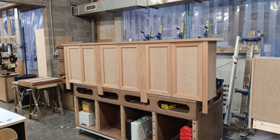Bibliothèque en médium sur mesure