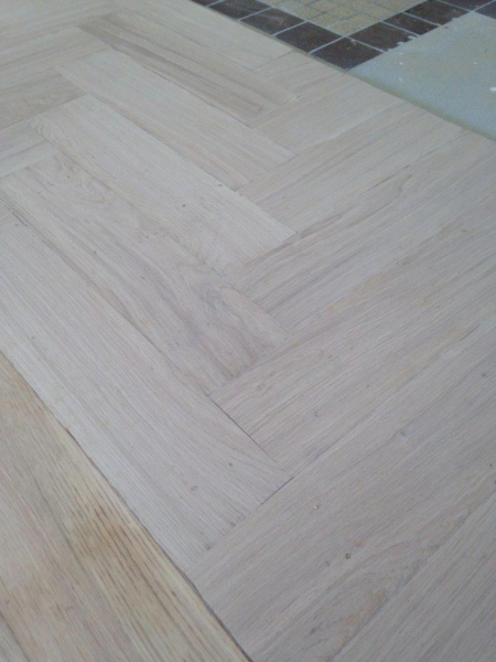 Parquet en chêne à VEULES LES ROSES